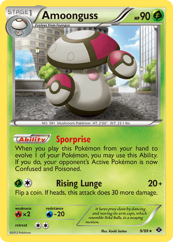 Amoonguss Pokémon card