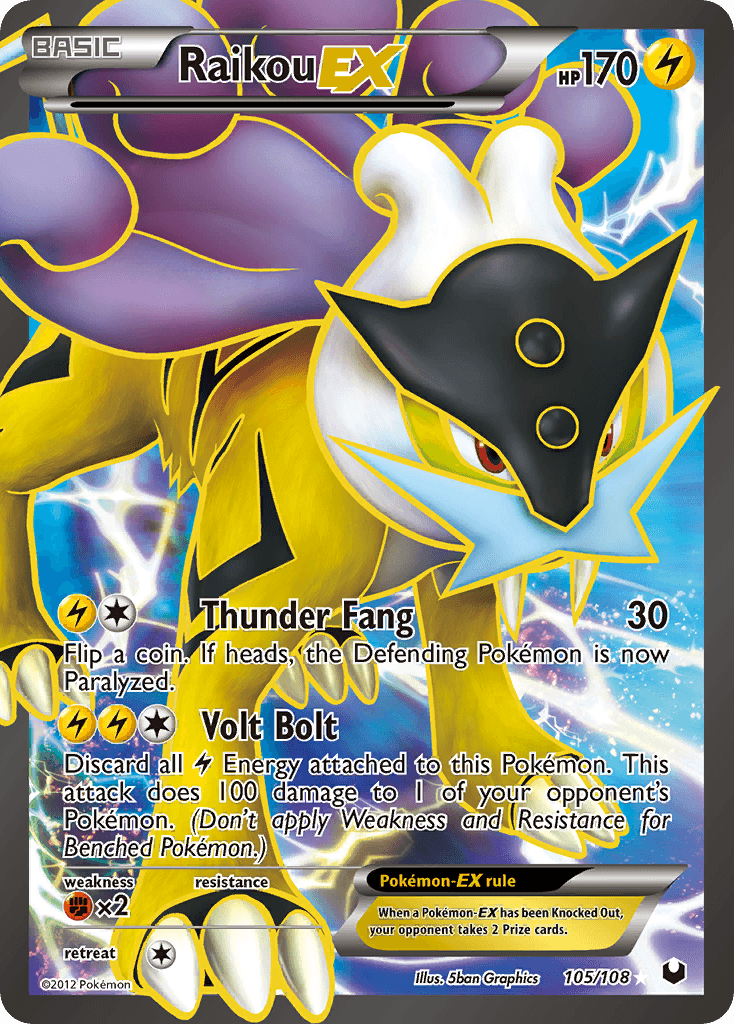 Raikou-EX from Dark Explorers