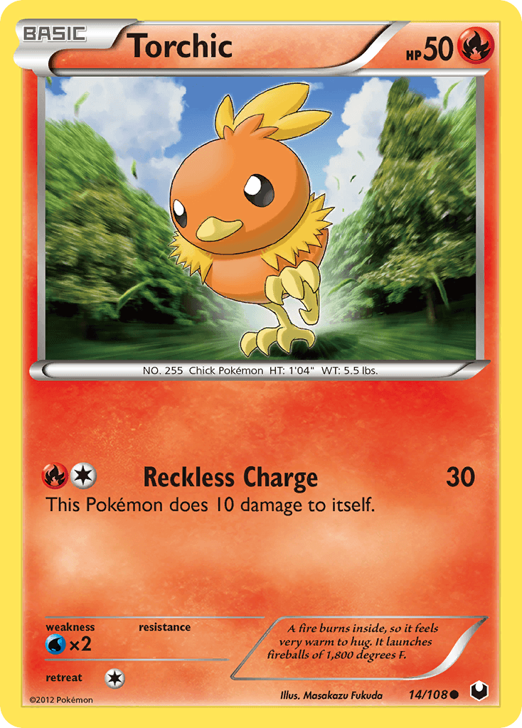 Torchic Pokémon card