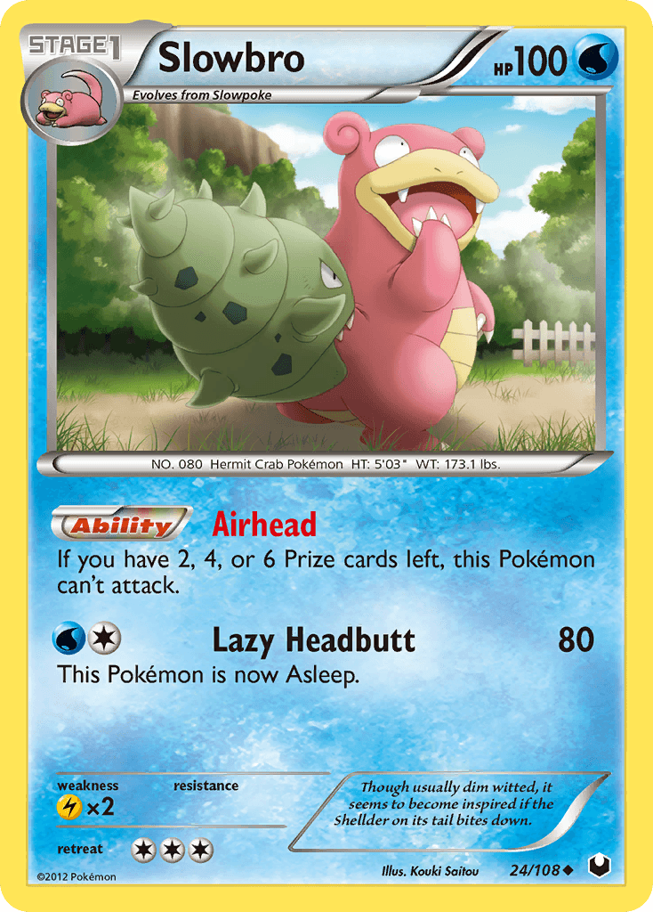 Slowbro Pokémon card