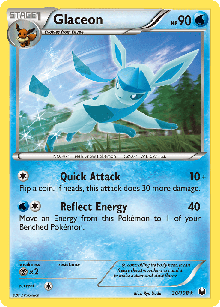 Glaceon Pokémon card