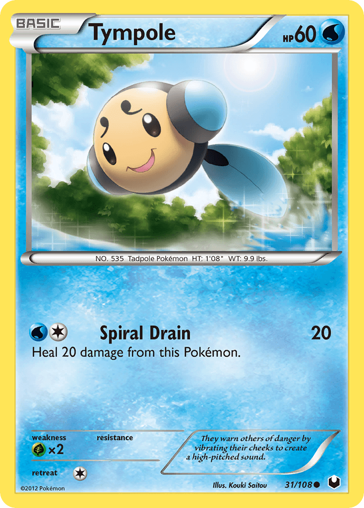 Tympole Pokémon card