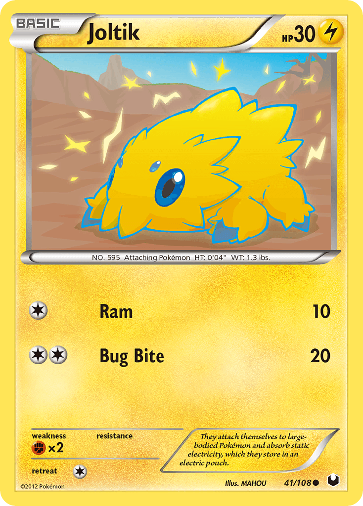 Joltik Pokémon card