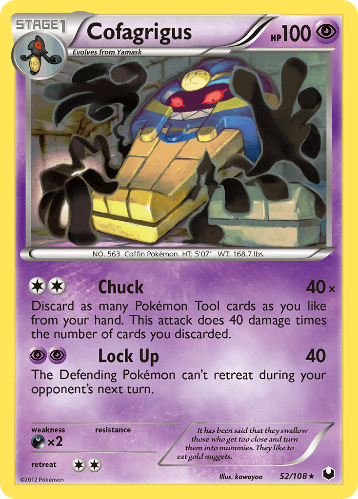 Cofagrigus Pokémon card