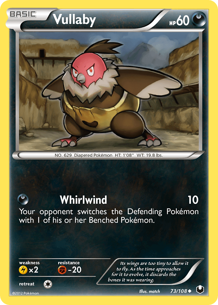 Vullaby Pokémon card