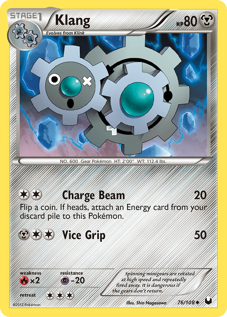 Klang Pokémon card