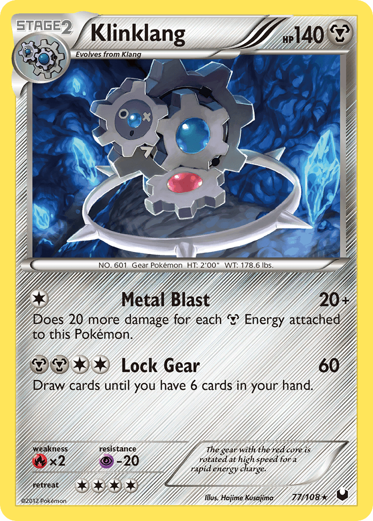 Klinklang Pokémon card