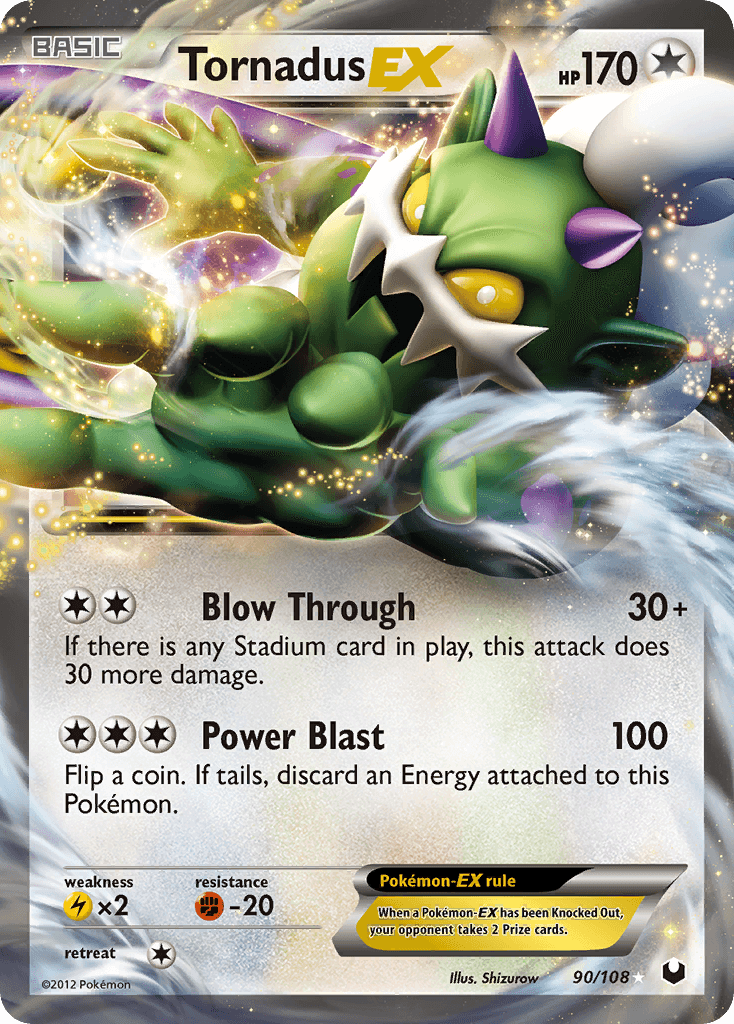 Tornadus-EX Pokémon card