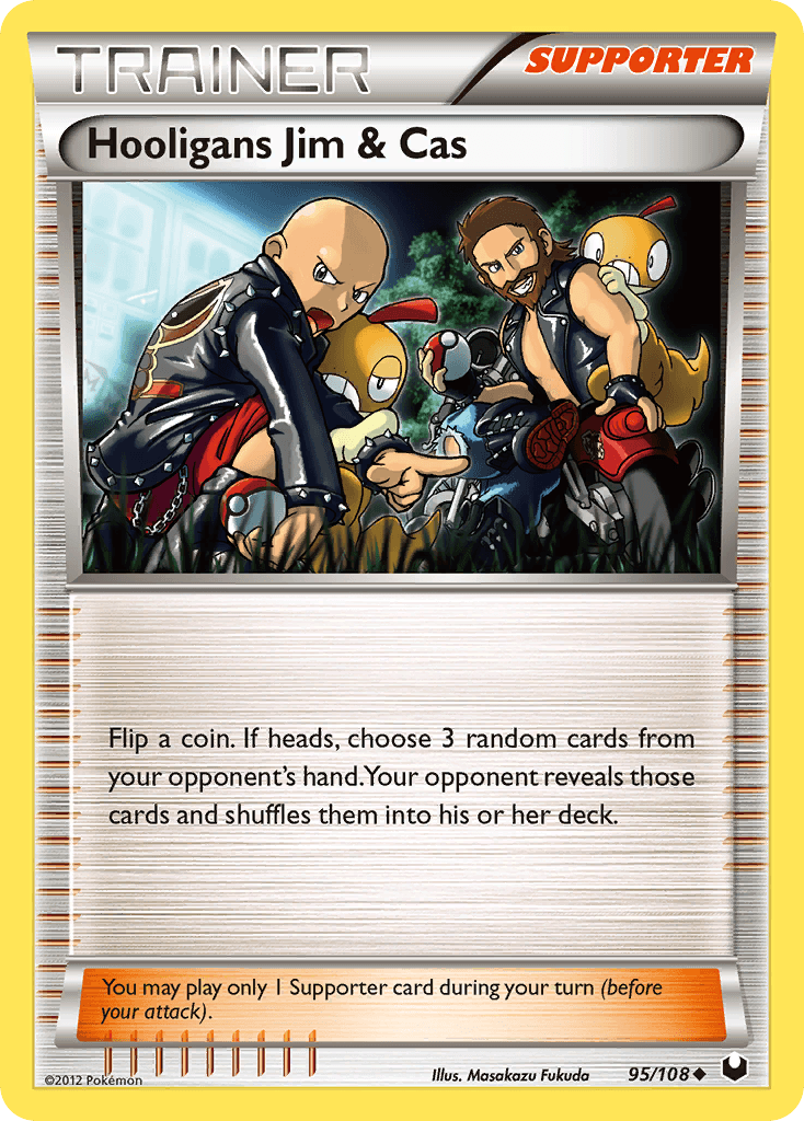 Hooligans Jim & Cas Pokémon card