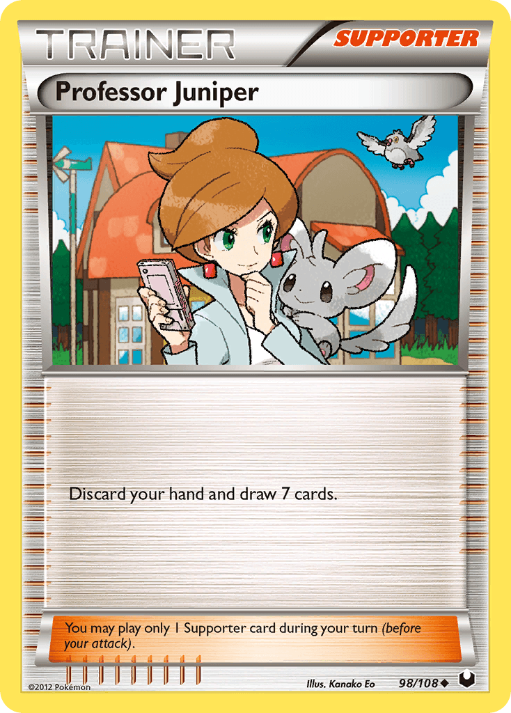 Professor Juniper Pokémon card