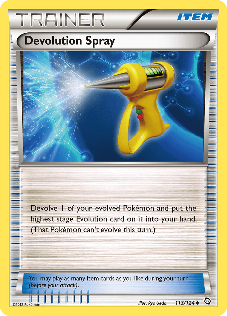 Devolution Spray Pokémon card
