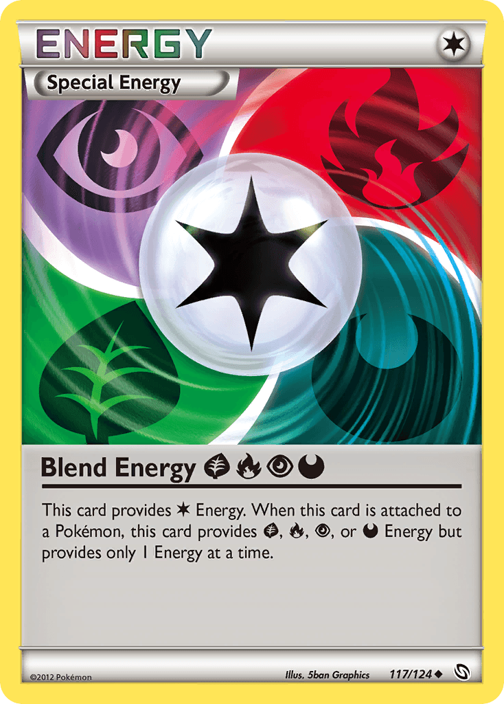 Blend Energy GrassFirePsychicDarkness Pokémon card