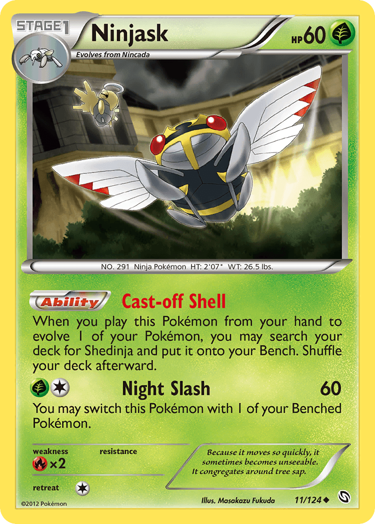 Ninjask Pokémon card