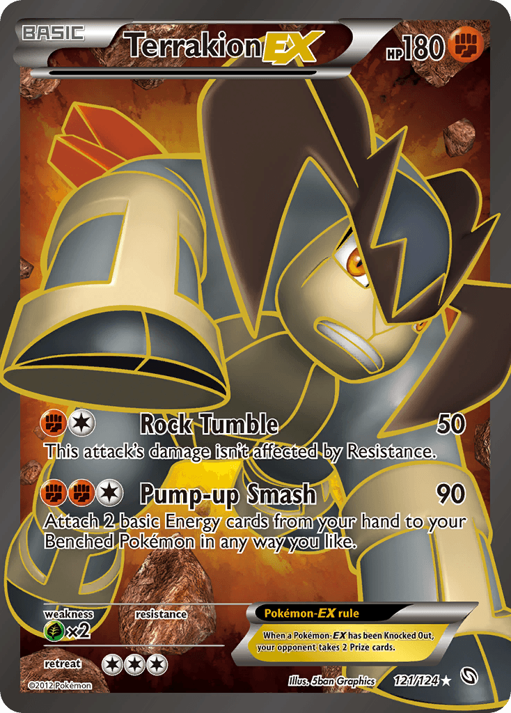 Terrakion-EX Pokémon card
