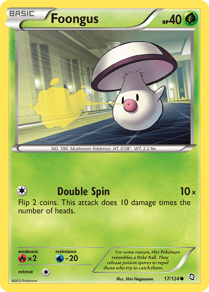 Foongus Pokémon card
