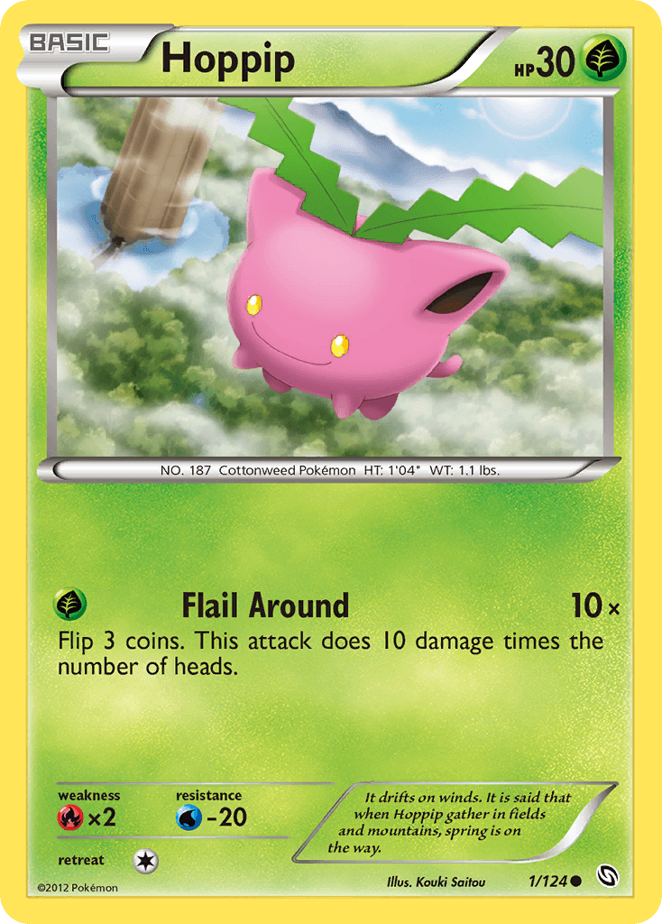 Hoppip Pokémon card