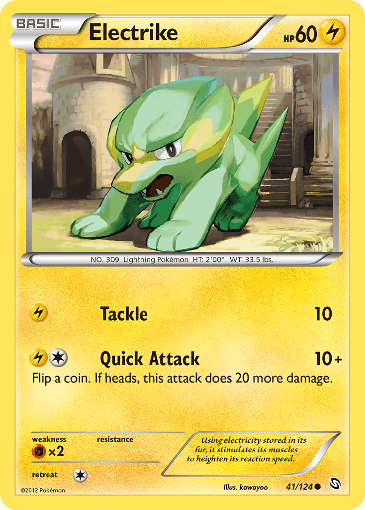 Electrike Pokémon card
