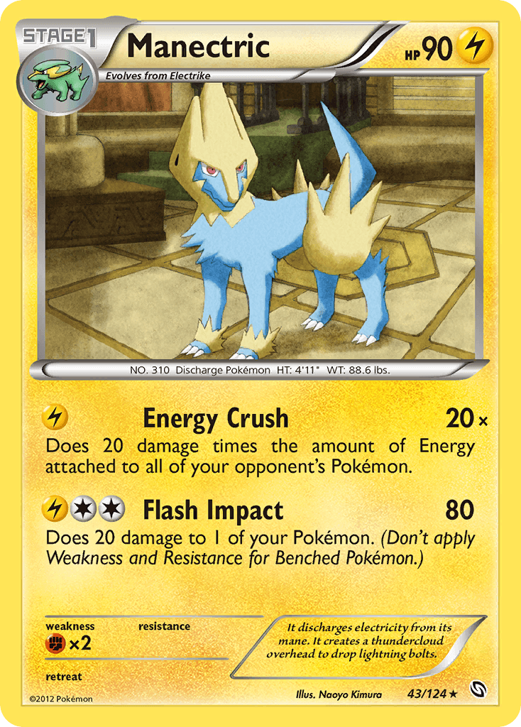 Manectric Pokémon card