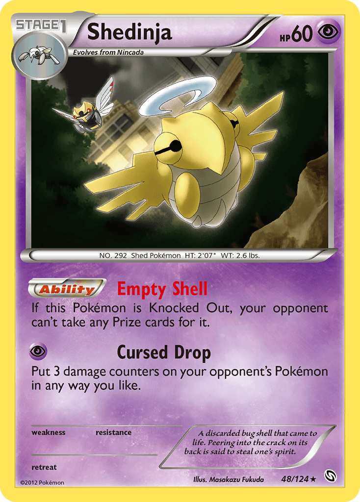Shedinja Pokémon card