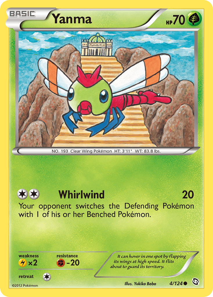 Yanma Pokémon card