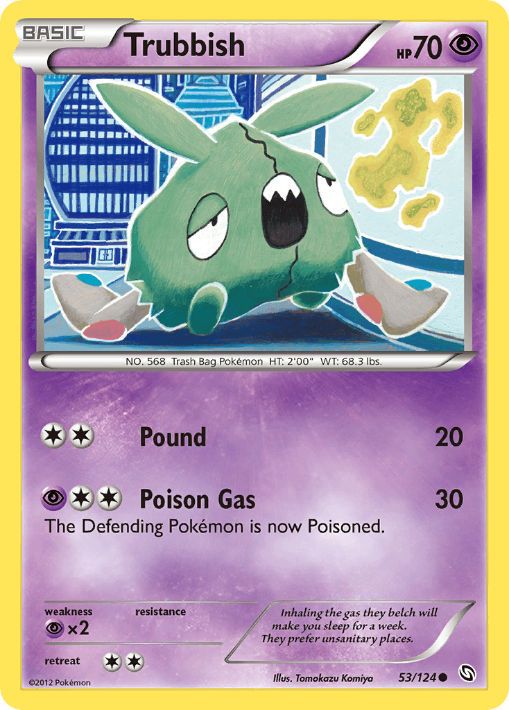 Trubbish Pokémon card