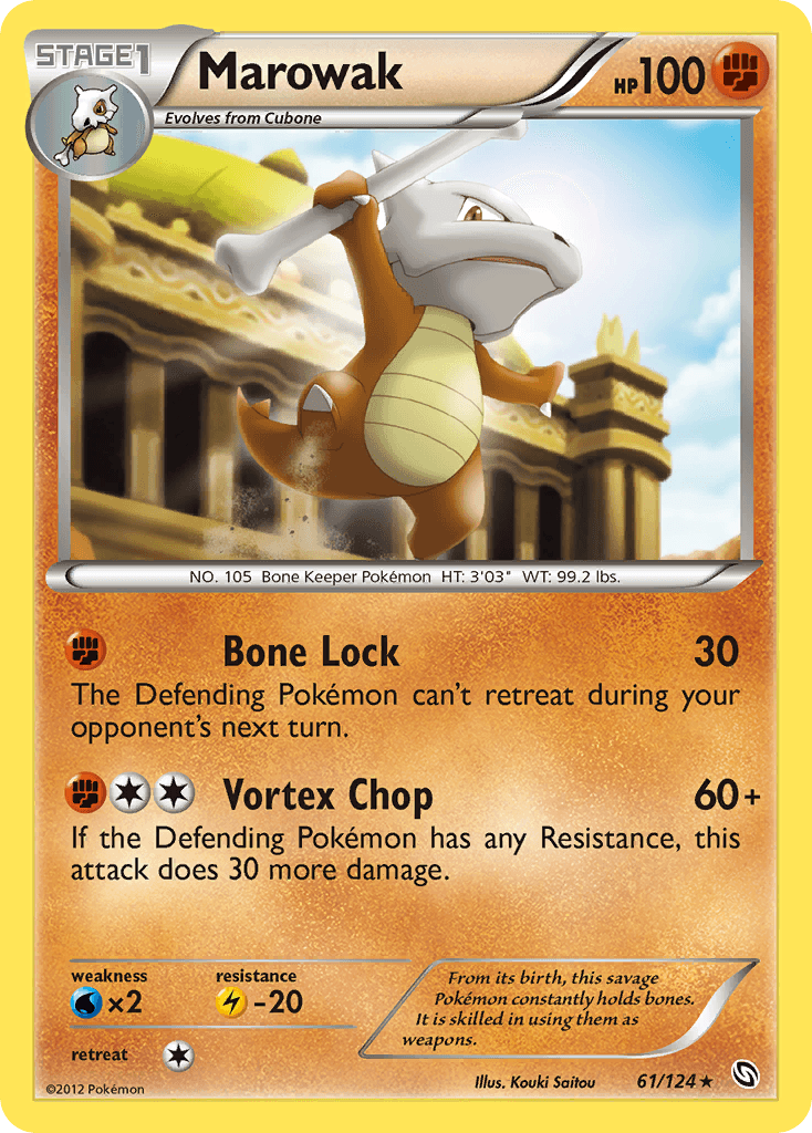 Marowak Pokémon card