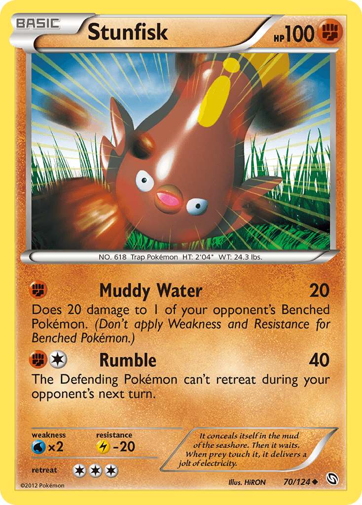 Stunfisk Pokémon card