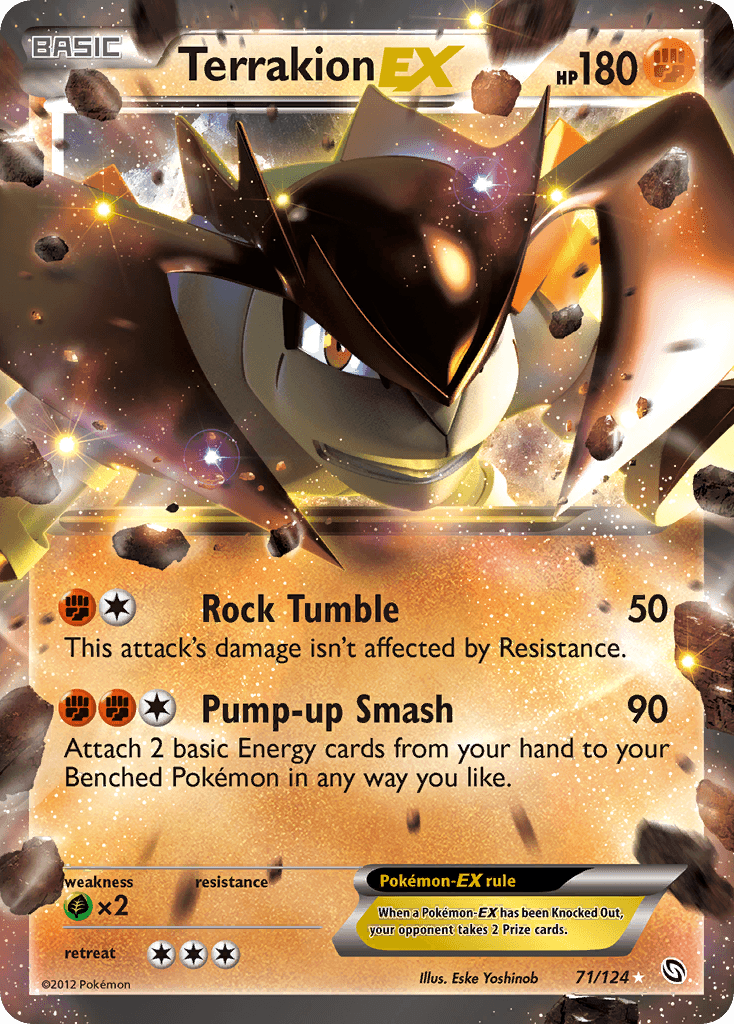 Terrakion-EX Pokémon card