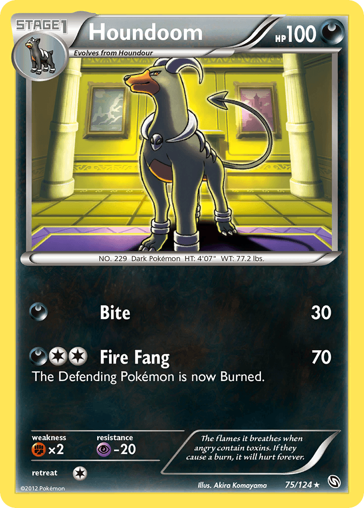 Houndoom Pokémon card