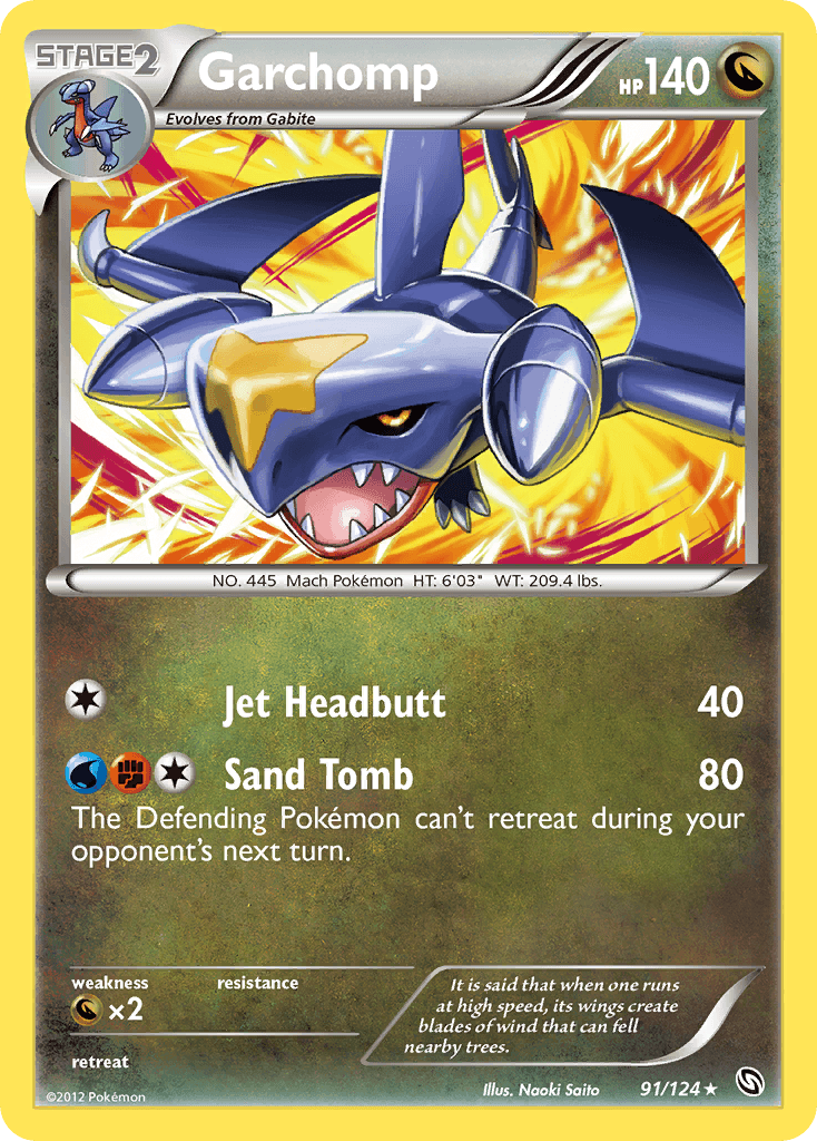 Garchomp Pokémon card