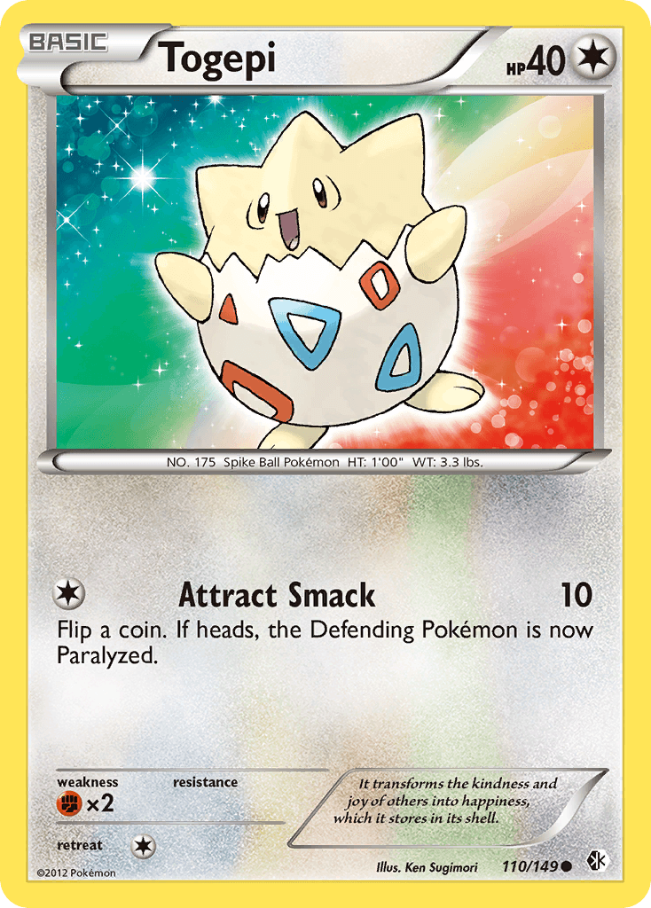 Togepi Pokémon card