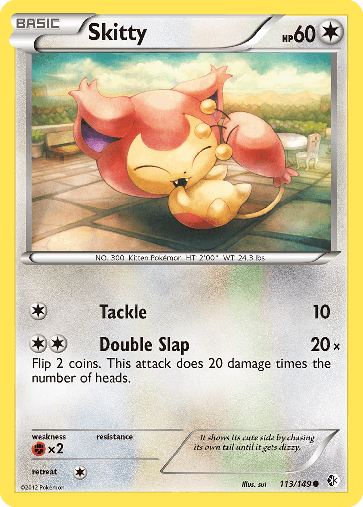Skitty Pokémon card