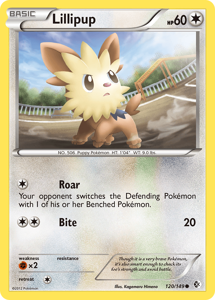 Lillipup Pokémon card