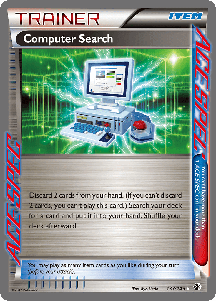Computer Search Pokémon card