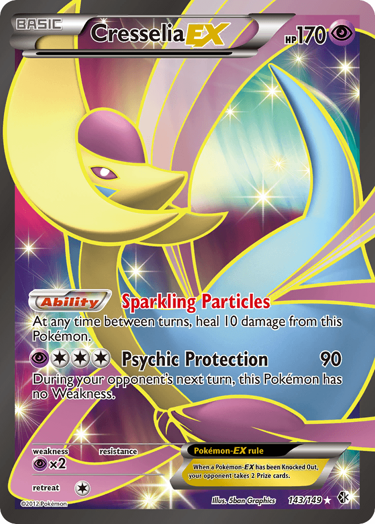 Cresselia-EX Pokémon card