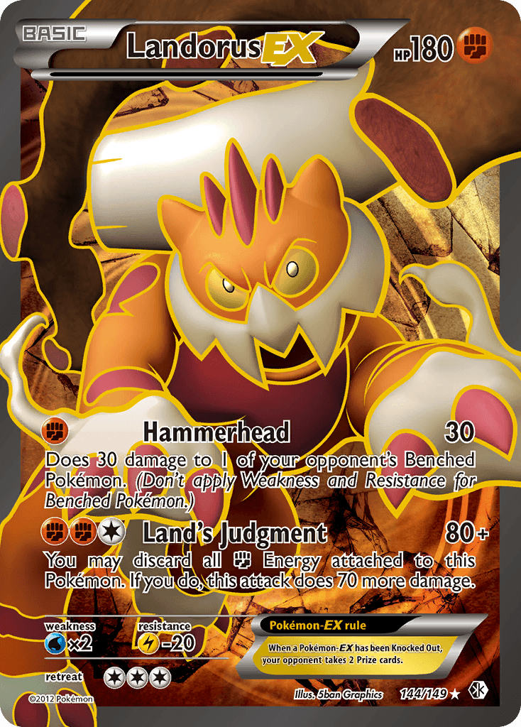 Landorus-EX Pokémon card