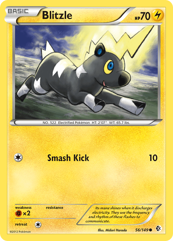 Blitzle Pokémon card