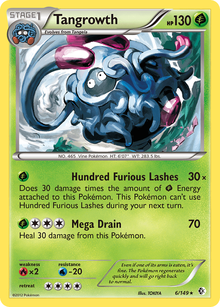 Tangrowth Pokémon card