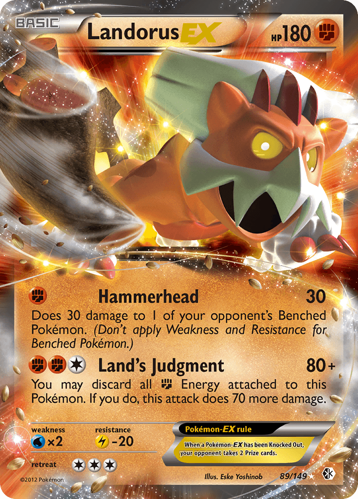 Landorus-EX Pokémon card