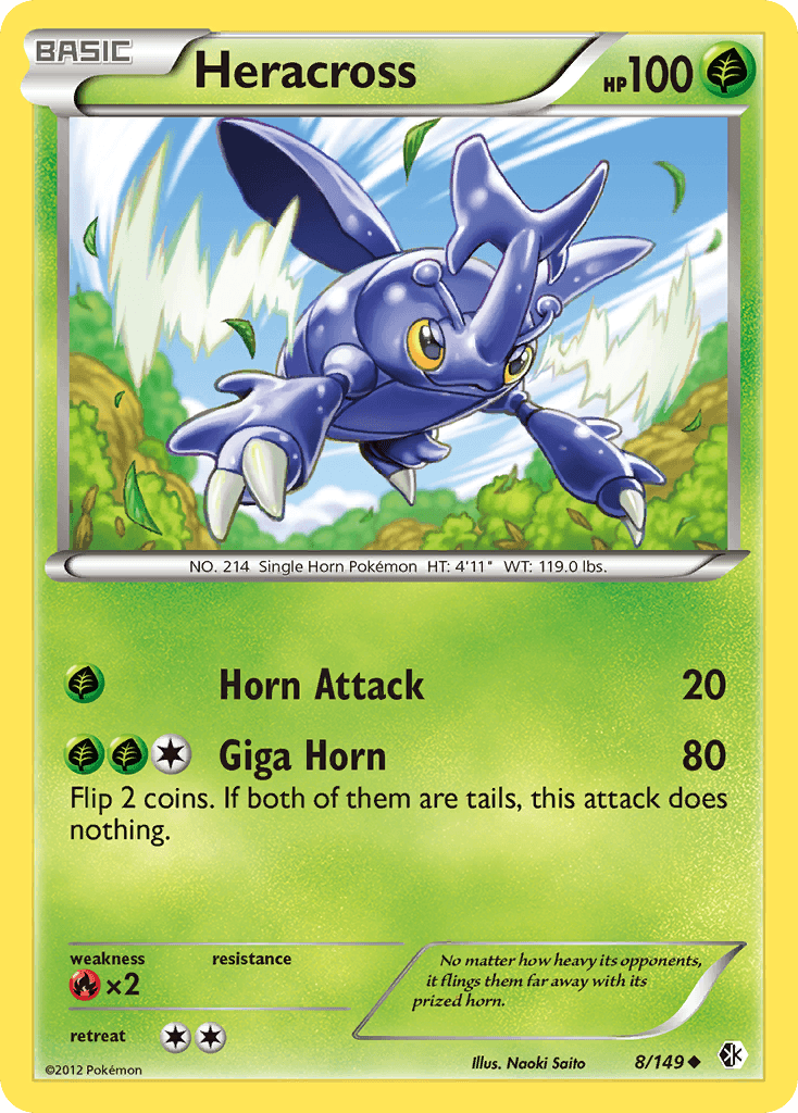 Heracross Pokémon card