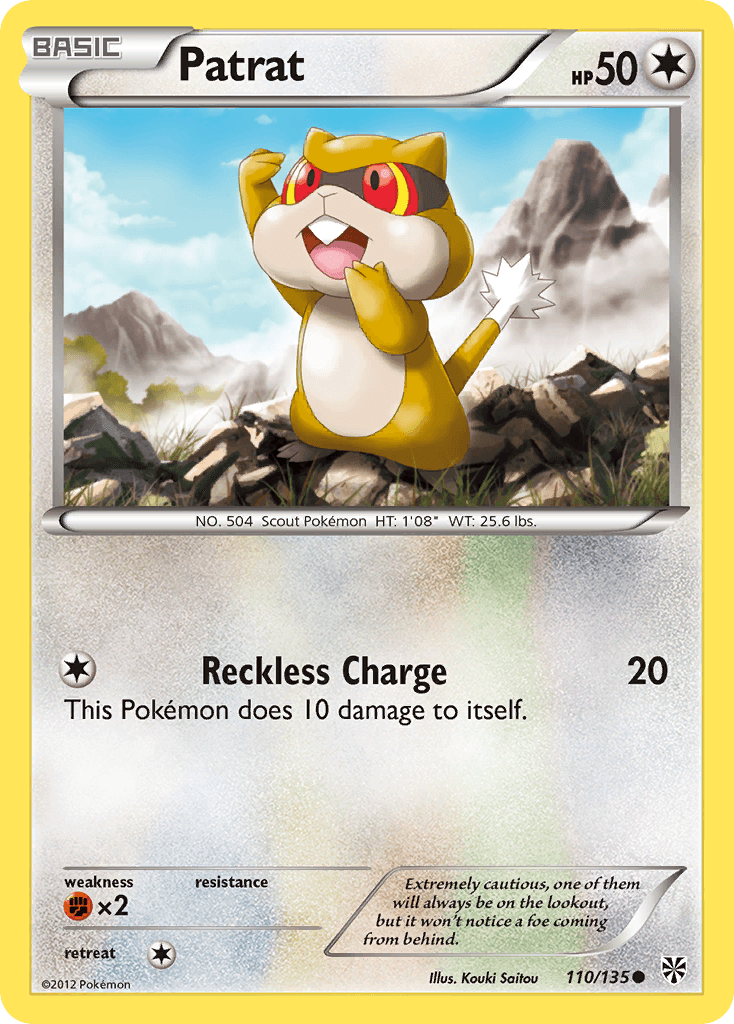 Patrat Pokémon card