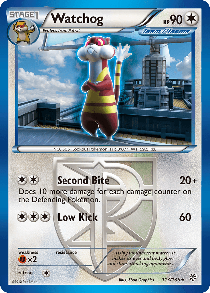 Watchog Pokémon card