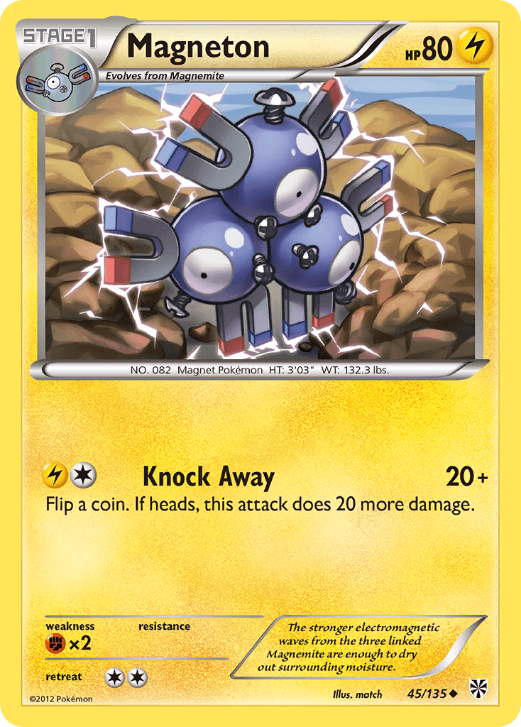 Magneton Pokémon card