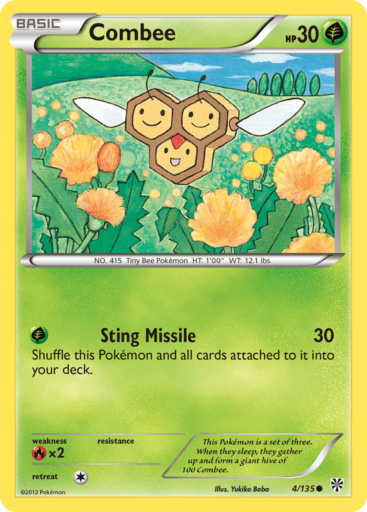 Combee Pokémon card