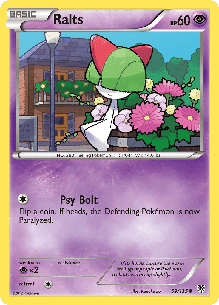 Ralts Pokémon card