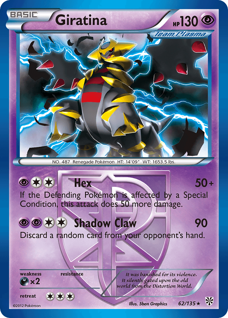 Giratina Pokémon card