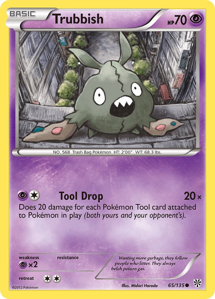 Trubbish Pokémon card