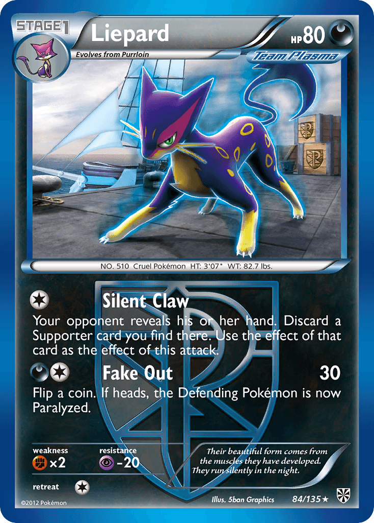 Liepard Pokémon card