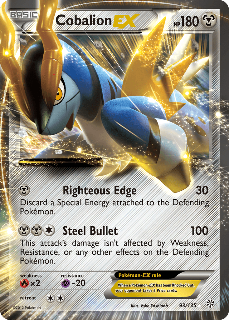 Cobalion-EX Pokémon card