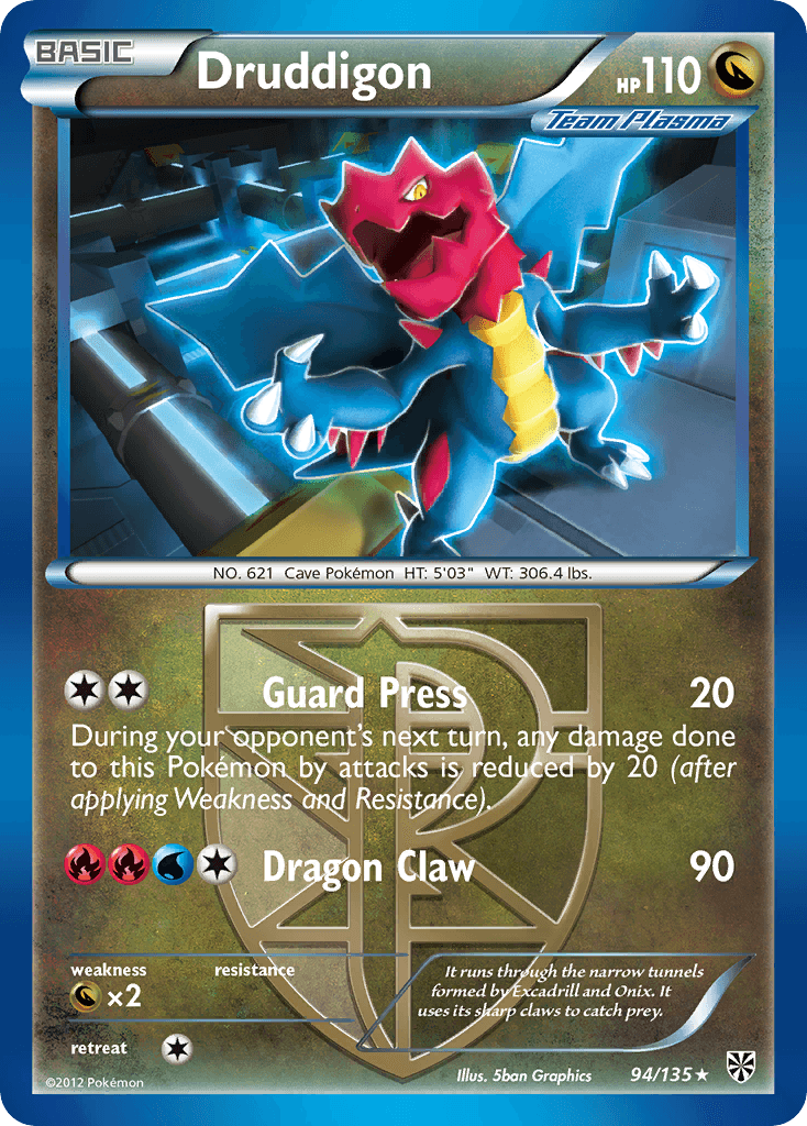 Druddigon Pokémon card
